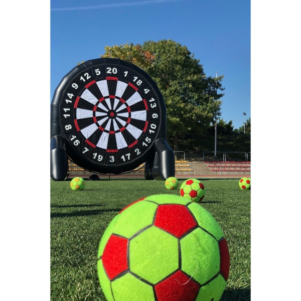 Μεταχειρισμένος φουσκωτός στόχος Football Darts (διπλής όψης) - νεότερη κατασκευή