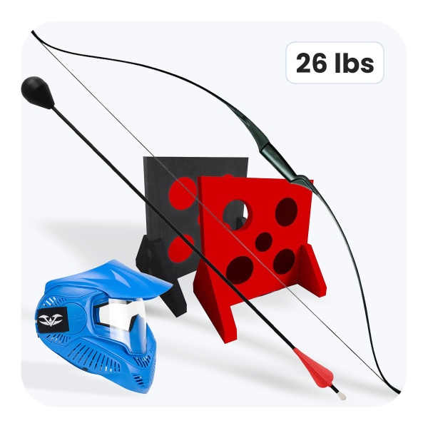 ΣΕΤ Archery Tag Premium 26 lbs - για 12 παίκτες - γρήγορα βέλη