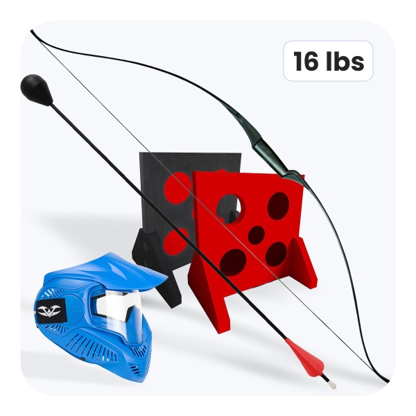 ΣΕΤ Archery Tag Premium 16 lbs - για 12 παίκτες - γρήγορα βέλη