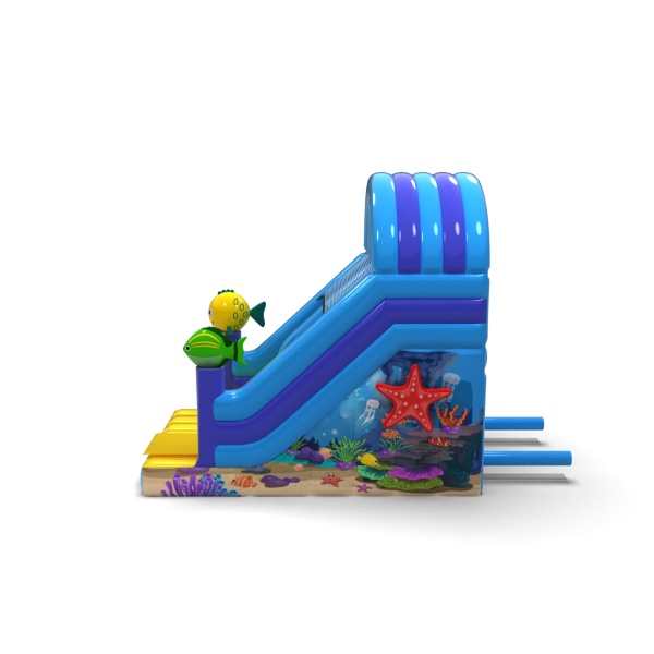 Φουσκωτή τσουλήθρα με εκτύπωση σε θαλάσσιο θέμα