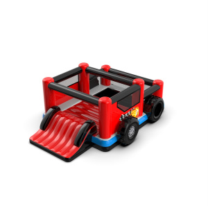 Φορτηγό Monster Truck φουσκωτό κάστρο και ξηρή πισίνα