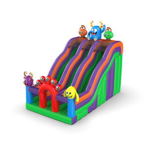 Διπλή φουσκωτή τσουλήθρα με...