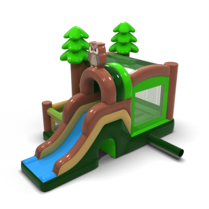 Bouncy κάστρο δάσος combo