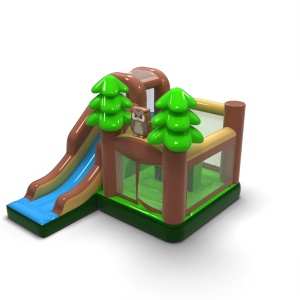 Δάσος bouncy κάστρο combo