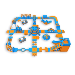 Διογκώσιμο υδάτινο πάρκο Pi...